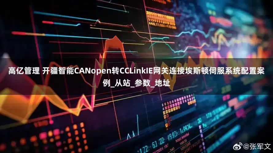 高亿管理 开疆智能CANopen转CCLinkIE网关连接埃斯顿伺服系统配置案例_从站_参数_地址